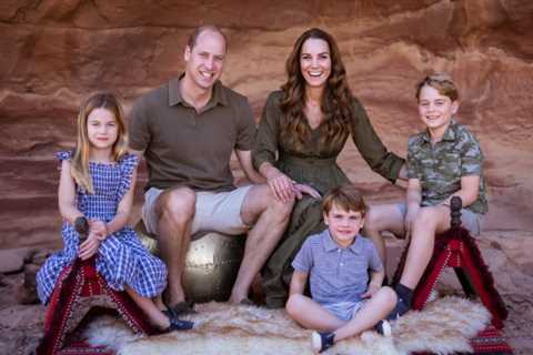 Prince William and Kate unveil annual Christmas card – and George, Charlotte and Louis are adorable