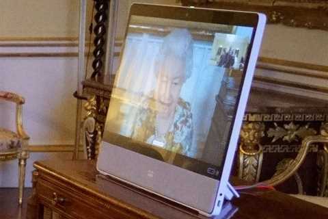 Queen, 95, carries out first official duties since Covid scare as she holds video-link chat from..