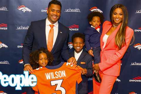 Ciara and Kids Support Russell Wilson as He’s Introduced as New Denver Broncos Quarterback | PEOPLE