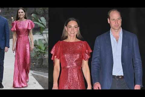 Kate Middleton DAZZLES in Pink in Belize