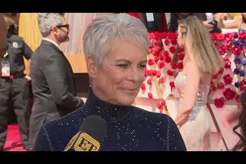 Jamie Lee Curtis on Showing Support for Ukraine at 2022 Oscars