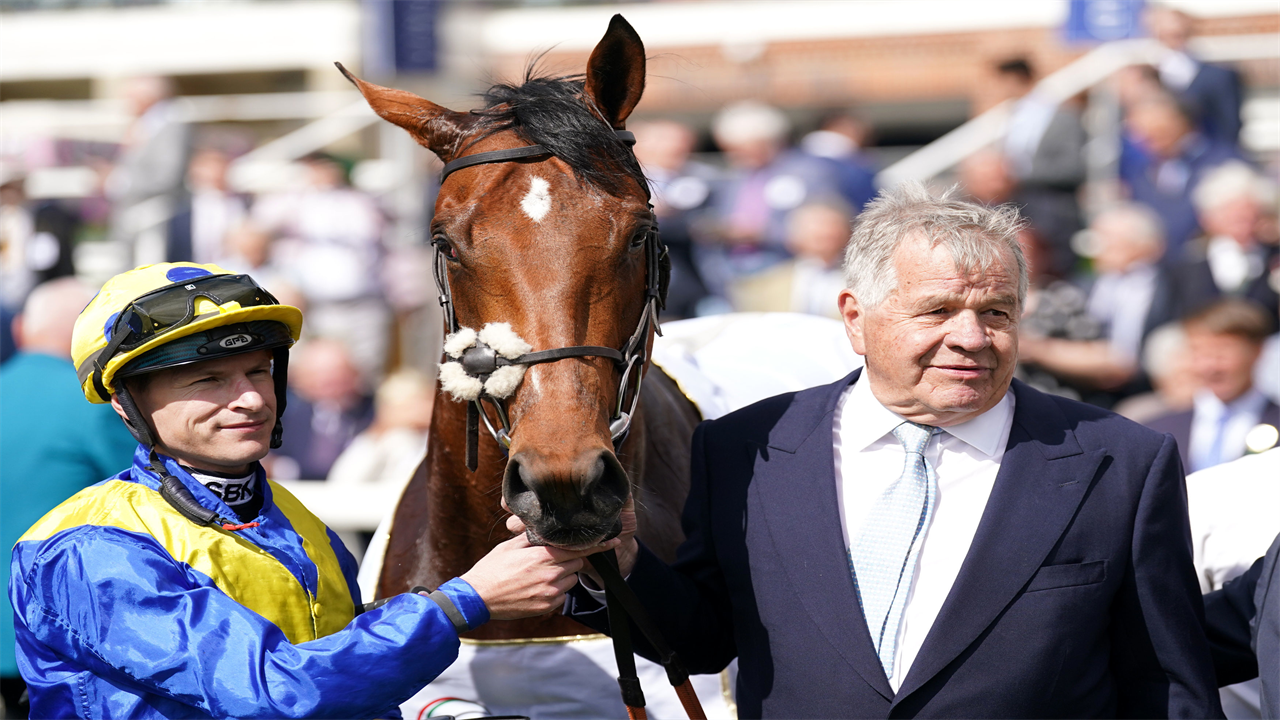 Legendary trainer Sir Michael Stoute back in the big time with Epsom Derby favourite Desert Crown