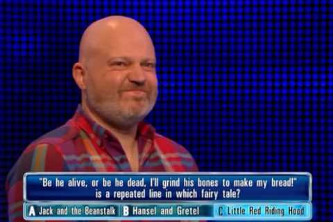 Bradley Walsh rages at The Chase contestant after fairytale question becomes a nightmare