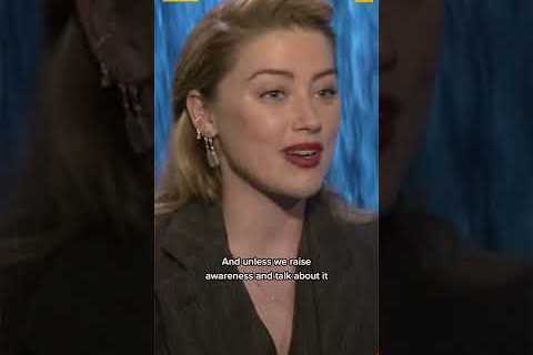 Amber Heard’s Thoughts on Relationships and Abuse Against Women (Flashback) #shorts