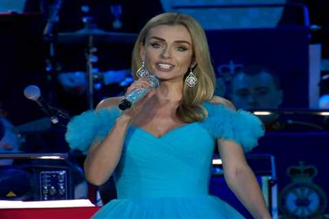 Katherine Jenkins performs at The Queen’s Platinum Jubilee Celebration as viewers all say the same..