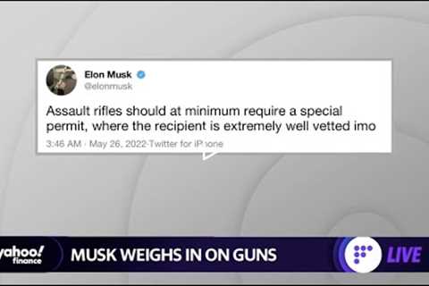 Elon Musk weighs in on gun control debate and supports ‘tight’ background checks