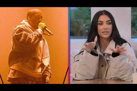 Kanye West Raps About Kim Kardashian Divorce Impact on Their Kids