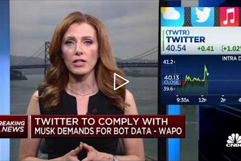 Twitter to comply with Elon Musk's demand for bot data