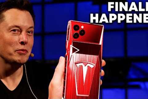 IT HAPPENED! Elon Musk's Tesla Phone Model Pi Will Be On Sale!