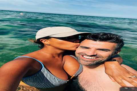 Steve Jones poses with rarely seen American wife on holiday in Cornwall