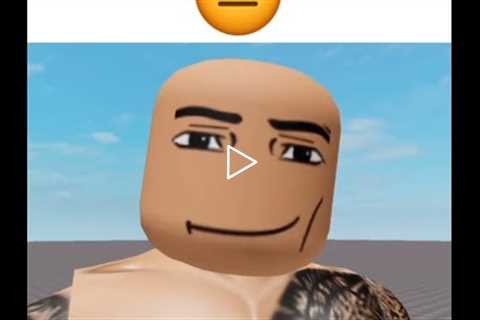 The Rock Eyebrow Raise But Its in Roblox