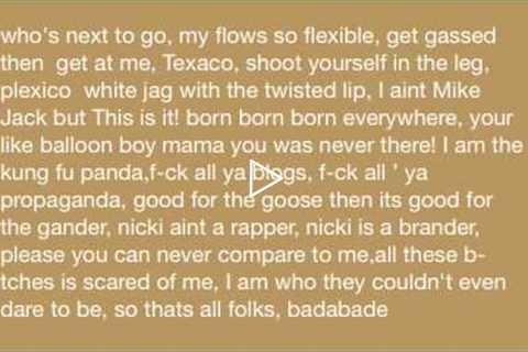 Sweet Dreams Remix - (Lil Wayne, Beyoncé, Nicki Minaj) - Lyrics On Screen