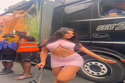 Love Island’s Paige Thorne shares ill-timed pic dancing on top of bus stop at festival