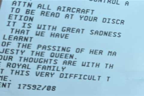 Pilot reveals how they were told of the Queen’s death mid-flight