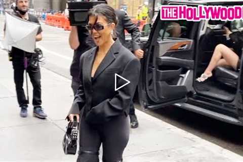 Kourtney Kardashian Takes A Rare Moment To Sign Autographs For Fans After Today Show Appearance