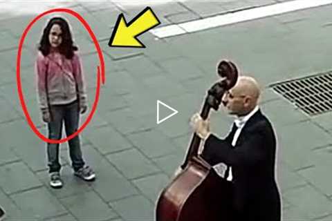 This street musician was ignored by everybody, but then a little girl changed everything let's see