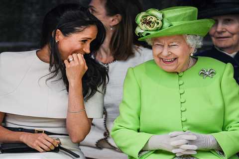 The Queen ‘gave Meghan a telling off when she ranted at caterer preparing a special vegan wedding..