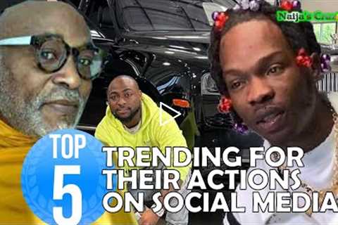 Top 5 Celebrities Trending For Their Actions On Social Media