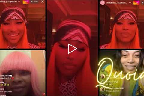 Nicki Minaj IG Live “Likkle Miss - NICKI COMING TO JAMAICA Livestream 10-6-2022 Part 4