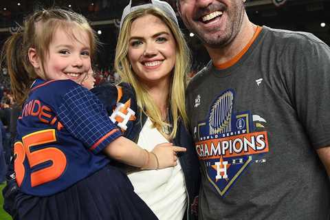 Kate Upton and Justin Verlander Celebrate World Series Win With Their Daughter Genevieve