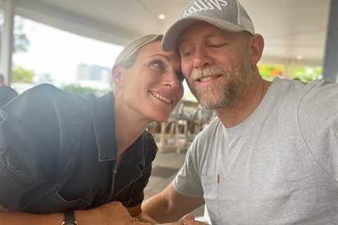 I’m A Celeb’s Mike Tindall shares romantic selfie with wife Zara as they cosy up on coffee date