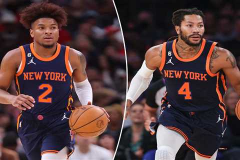 Knicks’ Derrick Rose continuing to mentor Miles McBride despite role reversal