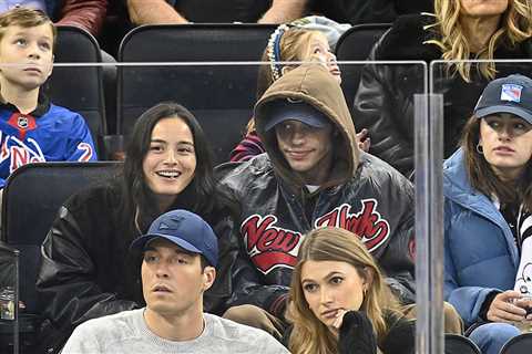 Pete Davidson Hits Rangers Game With Costar, Ratajkowski Fling Over?!