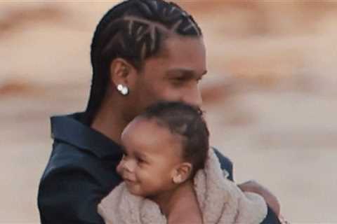 Rihanna and A$AP Rocky Bring Son to Malibu Beach Photo Shoot