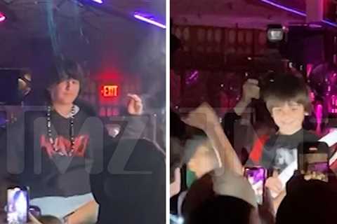 Mason and Reign Disick Get Hoisted At Bar Mitzvah, New Video