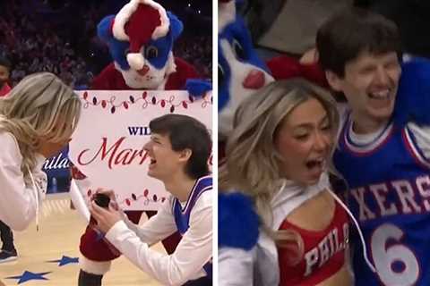 Man Proposes to Philadelphia 76ers Dancer, Trolls Have Field Day