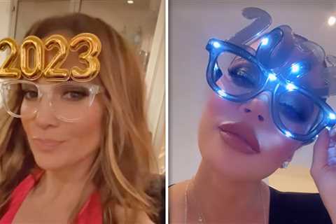 J Lo, Khloe, Kylie, Bad Bunny Celebrating the New Year