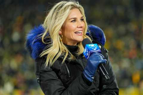 Charissa Thompson jokes about her ‘90-day fiancé’ on Fox NFL pregame show