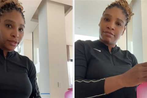 Serena Williams Shared Her Dehydration Hack, But The Real Hack Is How She Opens The Pack Like That