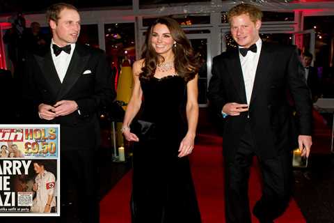 Prince Harry shockingly blames William and Kate Middleton for encouraging him to wear infamous Nazi ..