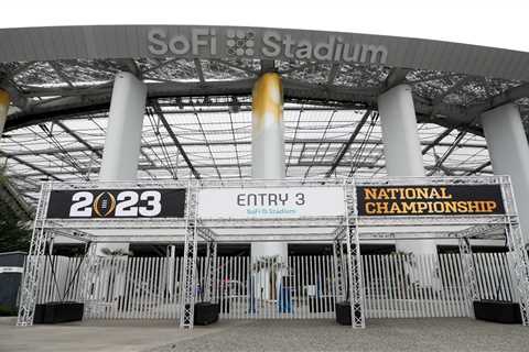 Tailgating not allowed at SoFi Stadium for Georgia-TCU national championship game