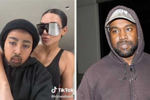 Kim Kardashian Is Facing Backlash For A “Weird And Uncomfortable” TikTok Video Of North West, 9,..