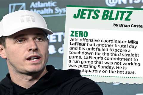 Heroes, zeros from Jets’ loss to Dolphins: Mike LaFleur had another brutal day