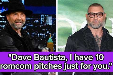 Dave Bautista Says He’s Too “Unattractive” To Star In A Rom-Com, And The Internet Is Out To Prove..