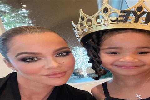 Khloe Kardashian slammed for her ‘sickening’ treatment of daughter True, 4, at niece Stormi’s 5th..