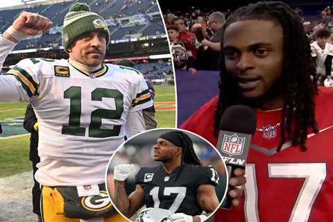 Davante Adams recruiting Aaron Rodgers to Raiders for reunion: ‘That’s my guy’