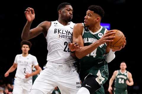 Nets battle but fall to Bucks and Giannis Antetokounmpo