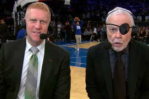 Celtics voice Mike Gorman reveals medical emergency behind eye patch