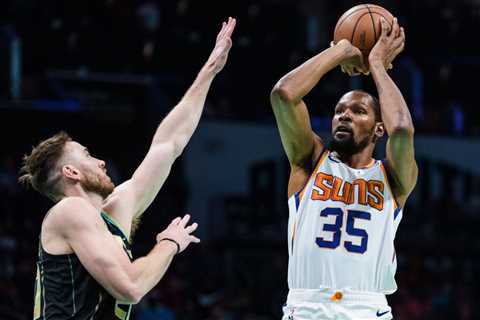 ‘Nervous’ Kevin Durant didn’t miss a beat in winning debut with Suns