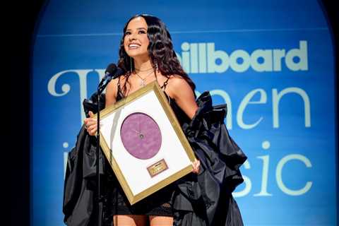 Becky G Accepts The Impact Award | Billboard Women in Music 2023