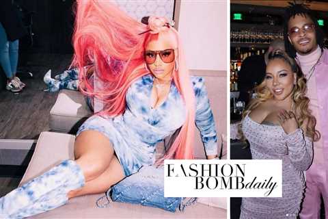 On the Scene: Tiny and TI Match in Pink Monochromatic looks, Cardi in Marni, Nicki Minaj in..