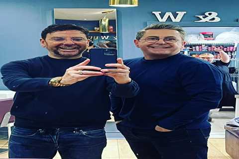 Gogglebox stars look worlds away from the sofa as they pose for mirror selfie at ‘normal job’