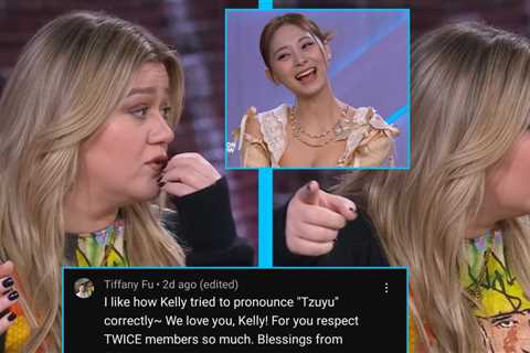 People Are Applauding How Kelly Clarkson Very Respectfully Asked Twice Member Tzuyu How To..