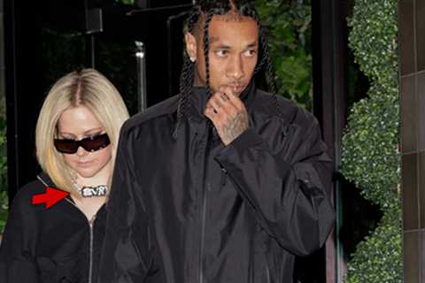 Tyga Buys Avril Lavigne $80,000 Custom Diamond Chain