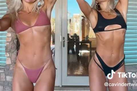 Hanna and Haley Cavinder recover from March Madness loss with bikini dance video