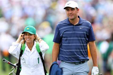 Scottie Scheffler enjoys Par 3 contest with wife Meredith at 2023 Masters